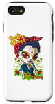 Coque pour iPhone SE (2020) / 7 / 8 Catrinas Underworld - Motifs colorés du jour des morts