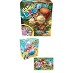 Lot 2 Jeux - GOBE Noix + CUISTO Dingo avec Puzzle - Jeux de Société Amusants et Éducatifs pour Enfants - A partir de 4 Ans - pour Jouer en Famille et Entre Amis - 2 à 4 Joueurs