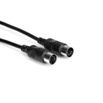 Hosa MIDI-kabel 1 fot MID-301BK