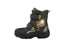 Lurchi 63L1033015 Botte de Neige, Black-Neon Yellow, 27 EU Large