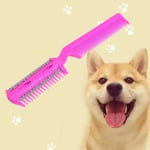 Cat Dog Pet Puppy Long Hair Grooming Comb Brush Trimmer Razor Cutter Blades Cut