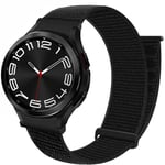 Nylon armbånd No-Gap Samsung Galaxy Watch 6 Classic (43mm) - Dark Bla