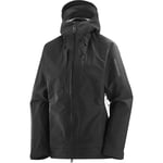 Salomon Women's Outline 3L GORE-TEX Jacket Deep Black, XL