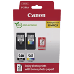 Canon PG-540 + CL-541 + Papir / 5225B013 CMYK rabattpaket - Original