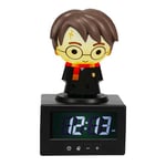 Paladone Harry Potter Digital Alarm Clock - Officially Licensed, Mood Lamp Featuring Harry, Night Light with Wake Up Timer, Room Decor for Potter Heads