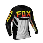 Mens MTB Tops Bike Gym Sports Quick Dry Breathable Short Sleeve Mountain Bike Cycling Jerseys MTB Long/Short Sleeve Shirt (A6,XXS)