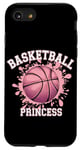 Coque pour iPhone SE (2020) / 7 / 8 Joueuse de basket-ball Basketball Princess