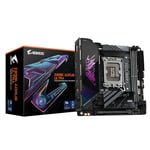 GIGABYTE Carte mère Z890I AORUS Ultra - Prend en Charge Les processeurs Intel Core Ultra (série 2), 8+1+2 Phases VRM, jusqu'à 8800MHz DDR5 (OC), 1xPCIe 5.0 + 1xPCIe 4.0, Wi-FI 7, LAN 2.5GbE