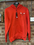 New Era NBA Chicago Bulls Team Essential Pull Over Red Hoodie M Medium