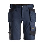 Snickers Workwear AllroundWork, arbetsshorts stretch med hölsterfickor. - MARIN/SVART - 070