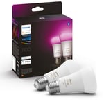 White Color Ambiance E27 1100lm 2-pack