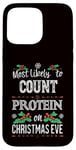 iPhone 15 Pro Max Most Likely to Count Protein on Christmas Eve Funny Gymbro Case