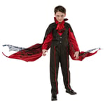 Regal Vampyr-Herre Kostyme 7-8 år (120-130cm)