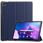 Lenovo Tab M10 Plus (3rd gen) Fodral Tri-fold Mörkblå