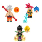 Rakennussetti Dragon Ball Son Goku -hahmo HeroBricks, 3kpl, 5cm