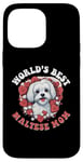 iPhone 14 Pro Max Maltese Dog Breed Pet World's Best Maltese Mom Case