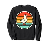 Cute Little Duck Retro Vintage Duck Sweet Animals Sweatshirt