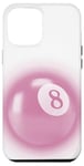 iPhone 12 Pro Max Retro Pink Lucky Disco 8 Ball For Women Case