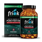 Frisk Arctic Omega-3 Ren fiskeolje, 60 kapsler