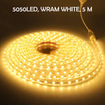 Led Strip Light Lamp Tape 5050 Warm White 5m&eu Plug
