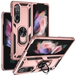 Samsung Galaxy Z Fold3 5G      Military Armour Case    RoseGold