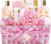 Spa Luxetique Spa Gift Set,12pcs Rose Bath Gift Set, Bath Sets for Women Gifts,