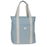 Pepe Jeans Cora Sac Shopper Bleu 35 x 40 x 12 cm Coton