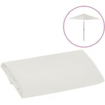 Vidaxl - Tissu de remplacement pour parasol d'extérieur Blanc 300 cm Sand