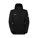 Mammut Veste hardshell pour homme, de la série Alto, S, noire, veste à capuche, veste fonctionnelle, en technologie DRY 2 L, Noir, S