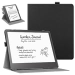 FINTIE Étui pour Kindle Scribe 2024/2022 10.2 Pouces - Housse Rotative 360° Coque Fermeture Magnétique Etui Fin, Noir