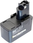 Batteri til 0702300796 for Bosch, 9.6V, 3000 mAh