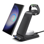 3in1 Wireless Charger Charging Station For Samsung Galaxy Watch6 Classic S24 S23