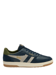 Gola Classics Hawk Leather Trainers, Navy/White