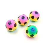 1pc Colorful Mini Football Squeeze Foam Ball Stress Relief Vent One Size
