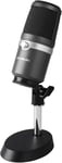 Usb Microphone Am310 - Micro Youtube & Twitch - Micro Cardioïde Usb Haute Qualité, Sans Latence, Parfait Pour Le Streaming, Avec Retour Audio Du Pc, Écoutez Votre Voix En Temps Réel