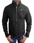 G-STAR RAW | Mens Black 82569E Jack Bomber Biker Jacket | Size Medium | RRP $250