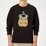 The Flintstones Fred Shirt Sweatshirt - Black - S - Noir