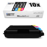 10x Eurotone Eco Cartridge Replaces Kyocera TK-5150C TK-5150K TK-5150M TK-515