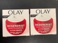 Olay - Regenerist NIACINAMIDE - Active Firming Night Cream - 50ml | Pack of 2