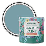 Rust-Oleum Blue Mould-Resistant Garden Paint In Satin Finish - Pacific State 2.5L