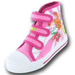 Moshi Monsters Computer Girls Hi Top Canvas Trainers