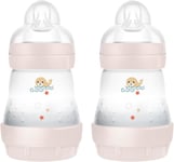 MAM Easy Start Self Sterilising Anti-Colic Baby Bottle 2 Pack 2 x160 ml with MAM