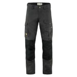 Fjallraven 87179-030-550 Barents Pro Trousers M Pants Men's Dark Grey-Black Size 60