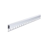 Paulmann 78404 LumiTiles Profilé extrudé strip LED Top diffuseur 1m Alu anodisé, satin Protection contre projections d'eau Alu Éclairage salle de bain