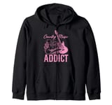 Country Music Addict Zip Hoodie