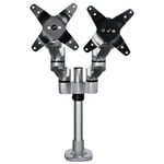 StarTech Desk Mount Dual Monitor Arm  Premium Articulating Monitor Arm  up to 27" VESA Mount Displays  Height Adjustable Monitor Mount 