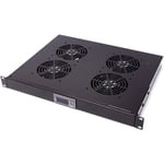 Kit de ventilation avec thermostat pour serveur rack 19' avec 4 ventilateurs de 120mm - Rackmatic