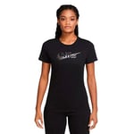 Nike Icon Clash 1 T-Shirt Femmes T-Shirt Femme Black FR : 2XL (Taille Fabricant : XXL)