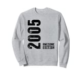 20 Years 20th Birthday Old Man Woman 2005 Sweatshirt