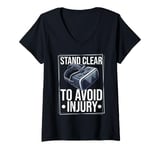 Womens Virtual Reality Athlete Funny VR Gamer Console Headset V-Neck T-Shirt